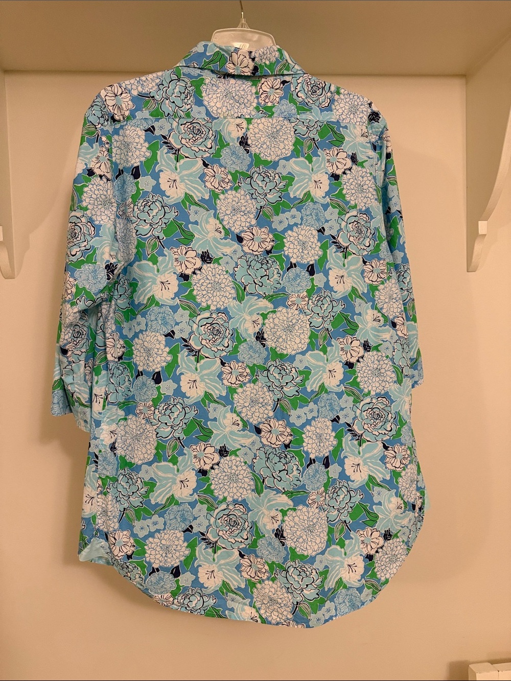 Lilly Pulitzer 3/4 Sleeves Floral Tunic Top - Picture 4 of 8